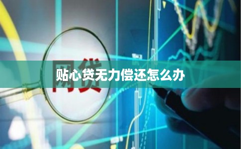 贴心贷无力偿还怎么办