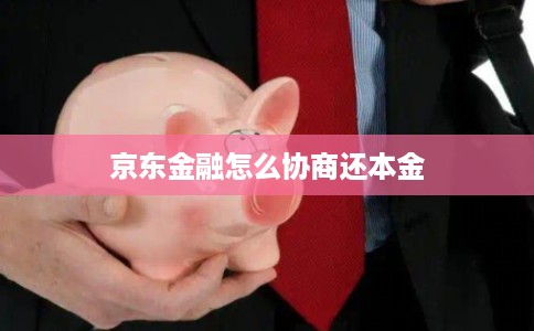 京东金融怎么协商还本金