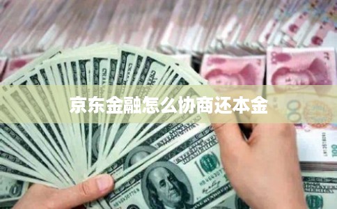 京东金融怎么协商还本金