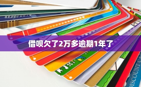 借呗欠了2万多逾期1年了