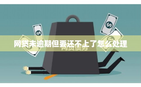 网贷未逾期但要还不上了怎么处理