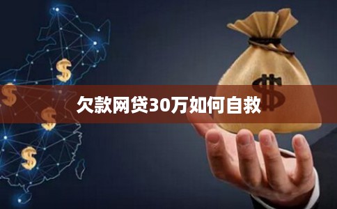 欠款网贷30万如何自救 欠款网贷30万如何自救