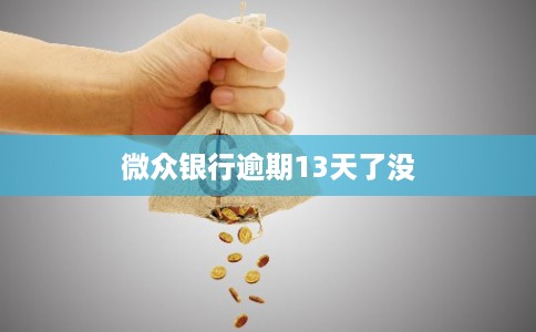 微众银行逾期13天了没