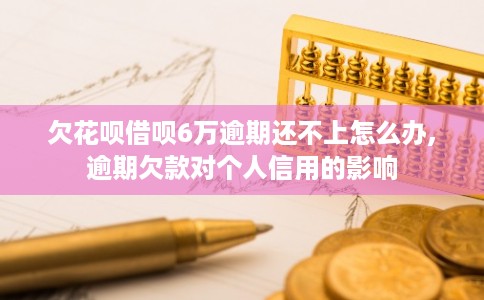 欠花呗借呗6万逾期还不上怎么办,逾期欠款对个人信用的影响