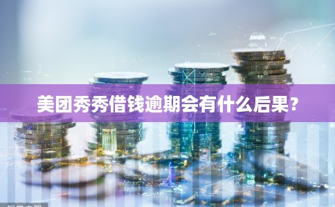 美团秀秀借钱逾期会有什么后果？