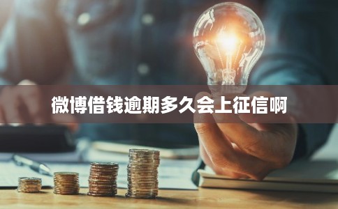微博借钱逾期多久会上征信啊