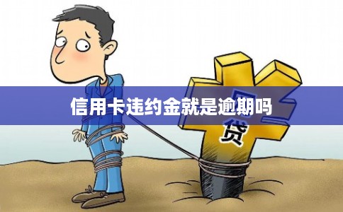 信用卡违约金就是逾期吗