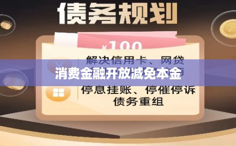 消费金融开放减免本金