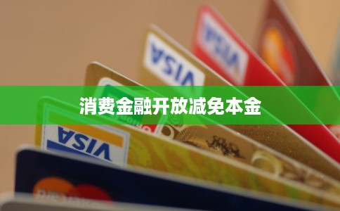 消费金融开放减免本金