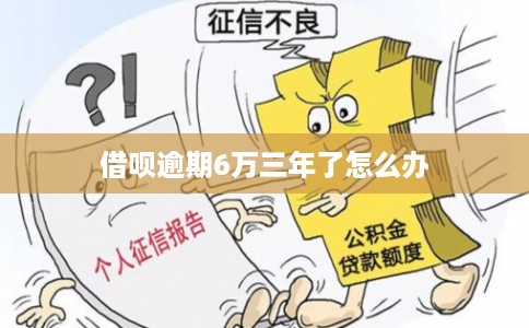 借呗逾期6万三年了怎么办 借呗逾期6万三年了怎么办