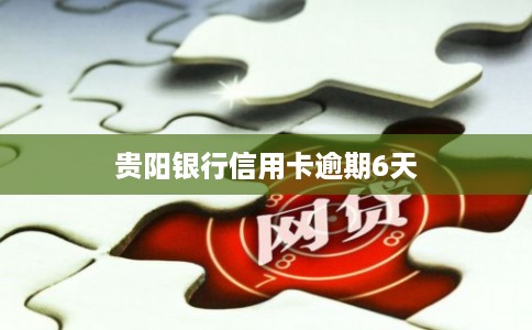 贵阳银行信用卡逾期6天 贵阳银行信用卡逾期6天