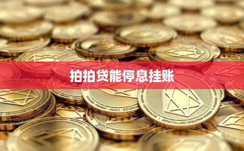 拍拍贷能停息挂账