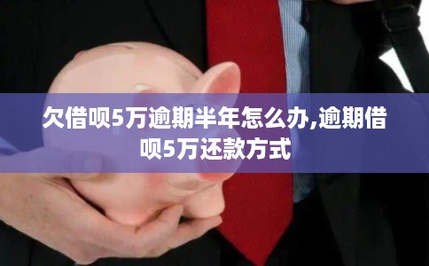 欠借呗5万逾期半年怎么办,逾期借呗5万还款方式