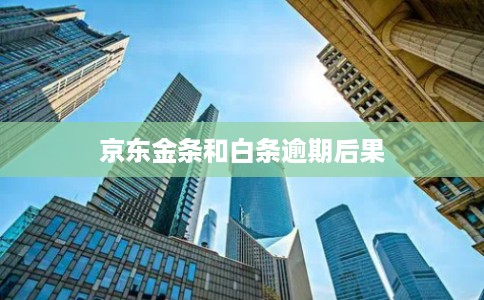 京东金条和白条逾期后果